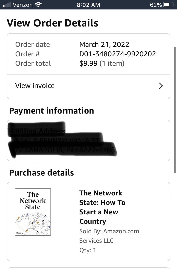 amheavrin's tweet photo. @balajis @balajis Congrats. Excited to get this into my brain! 🧠 📕 I don’t have an ENS but my ETH address is: 0xBF32c51371cbA4036f5B2A5de8cFa13A33ce11C9 https://t.co/KryYmoZ5y5