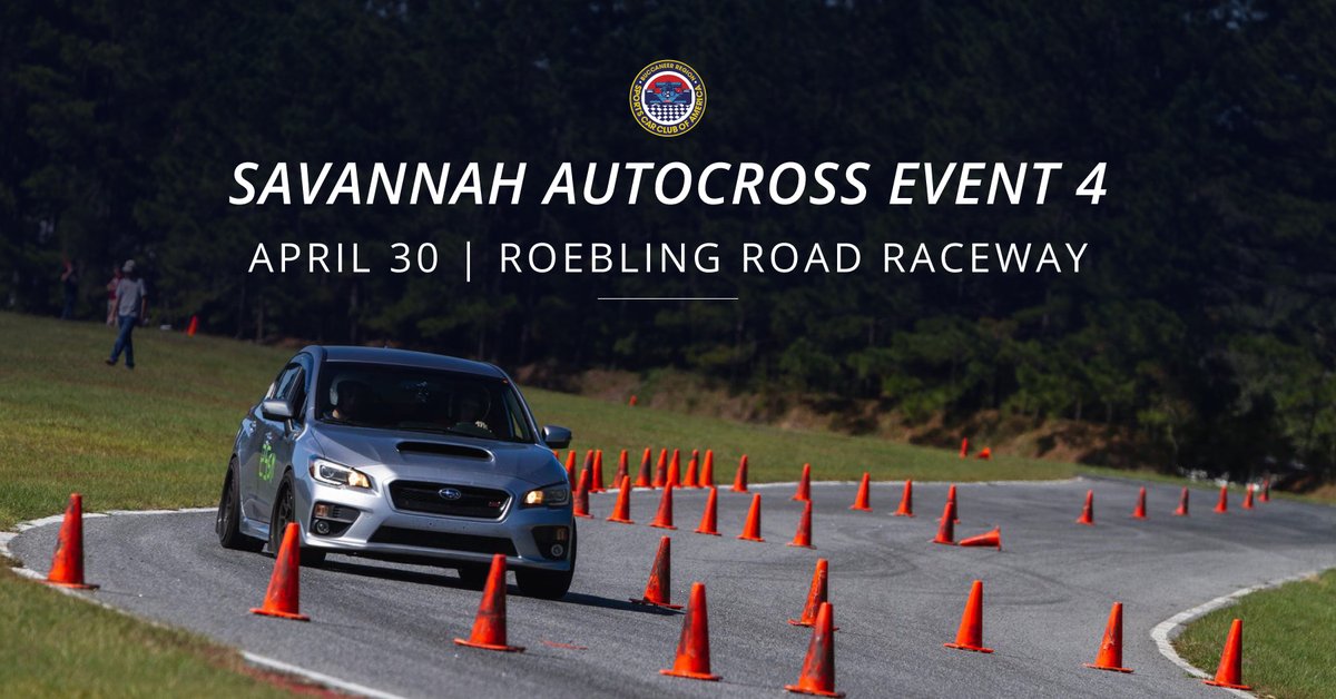 Registration for Savannah Autocross/Solo Event 4 being held at <a href="/roeblingroad/">Roebling Road</a>  is now open msreg.com/2022sav4 🏴‍☠️🏁
- - - -
📷Jonathan Oppenheim
#buccaneerregion #scca #autocross #solo #funwithcars #savannahautocross #savannahsolo