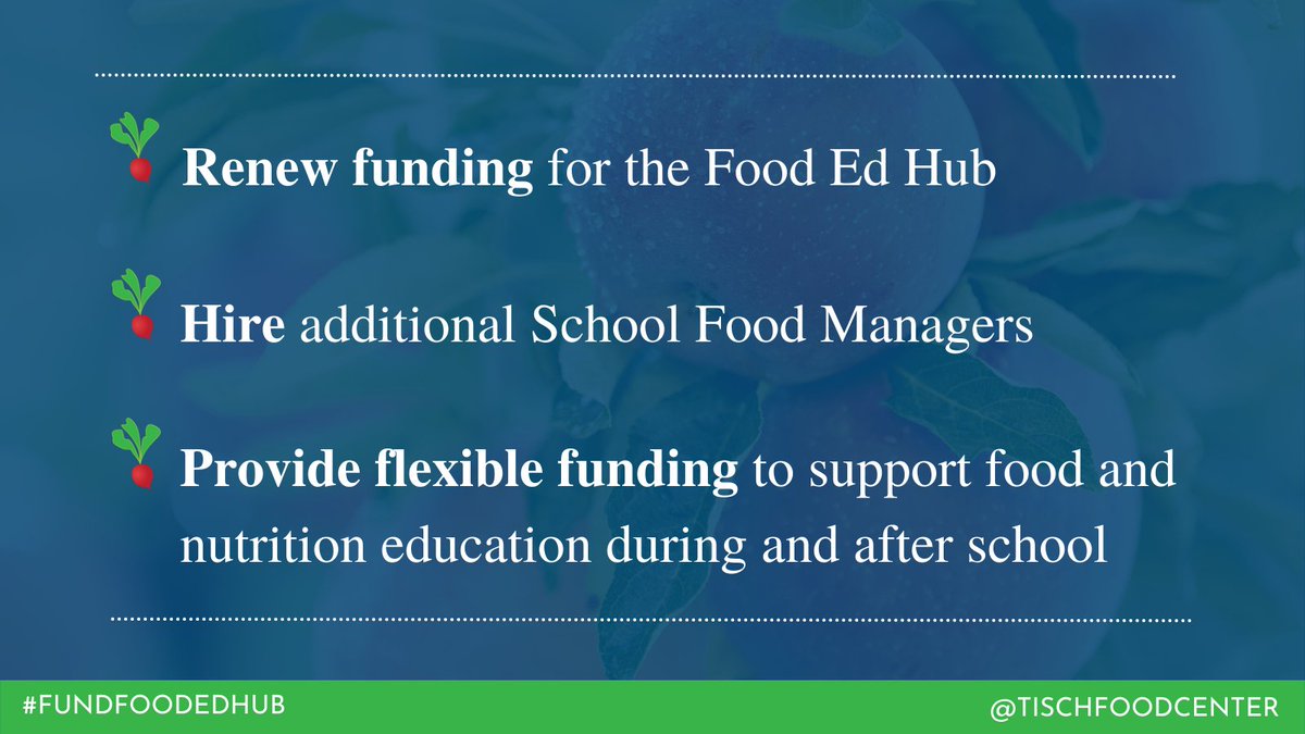 Laurie M Tisch Center for Food, Education & Policy tweet media