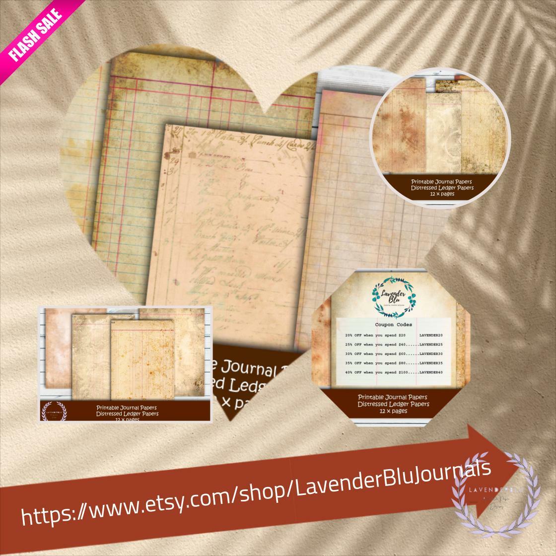 LBluart's tweet image. Sleek sellouts! 🤓. Order Printable Ledger Paper, Ledger Book, Digital Ledger Paper, Junk Journal, Decorative Paper, Scrapbook Digital, Old Ledger Paper Craft at $4.0 from etsy.me/3HHkdEB #LedgerBook #DigitalLedgerPaper