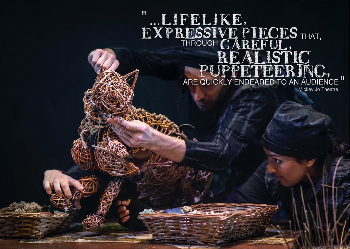 WickerMusical's tweet image. Happy #WorldPuppetryDay! Here are some of our beautiful wicker creations, from the mind of @finncaldwell, animated by our wonderful puppeteers @Tom_Norm @george_maguire @NishaaAnil &amp;amp; @SebCharles1

📷 Helen Maybanks
@WatermillTh

🪶@MickeyJoTheatre @WhatsOnStage @BroadwayWorldUK