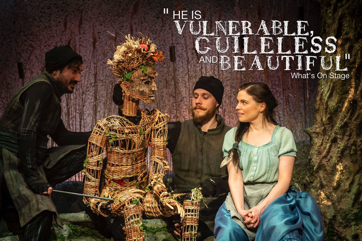 WickerMusical's tweet image. Happy #WorldPuppetryDay! Here are some of our beautiful wicker creations, from the mind of @finncaldwell, animated by our wonderful puppeteers @Tom_Norm @george_maguire @NishaaAnil &amp;amp; @SebCharles1

📷 Helen Maybanks
@WatermillTh

🪶@MickeyJoTheatre @WhatsOnStage @BroadwayWorldUK
