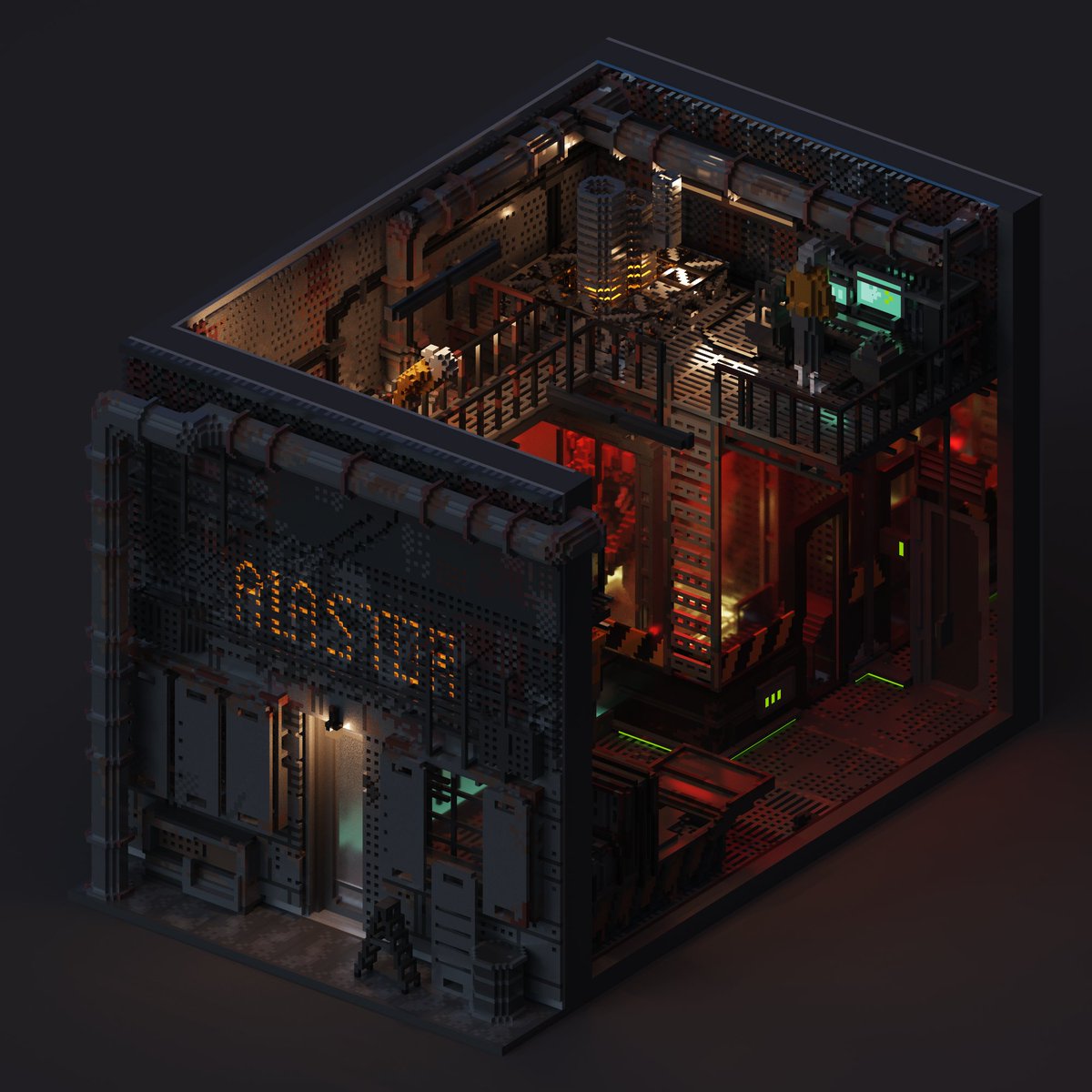 CryptoCitiesNFT's tweet photo. Artist Spotlight #2 // @_xuanch 

ALASTOR: A top secret lab specialising in preservation of human life. https://t.co/UPzsTBzMQr