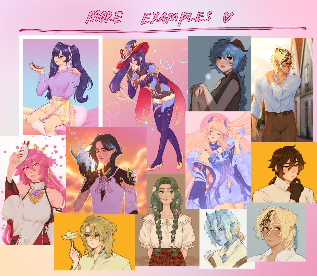 hi everyone! ⭐️
i’m an artist from Ukraine 🇺🇦 and currently i don’t have my usual job because of war (so does my family)
 
but since paypal started working here i’ve decided to open c•missi•ns!💕
message me if you want to get a drawing from me and support me and my family 💗