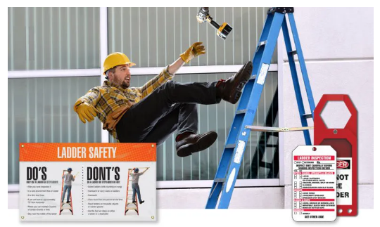It's National Ladder Safety Month! 

Show your commitment to safety and motivate  workers to practice the dos and don'ts of using ladders. Learn more: accuform.com/news/March-is-…
#AccuformNMC #LadderSafetyMonth