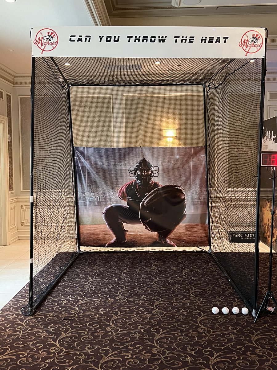 ekeventgroup's tweet photo. Can you throw the heat ? Our speed pitch was smoking at Michael’s Bar Mitzvah and the party was rocking.  
.
.
.

#barmitzvah #barmitzvahplanner #mitzvahplanner #mitzvahdecor #mitzvahlife #barmitzvahparty #PartySlate #partyslate #PartySlatePro #eventdecor #barmitzvahdj https://t.co/RpThAqiMeq