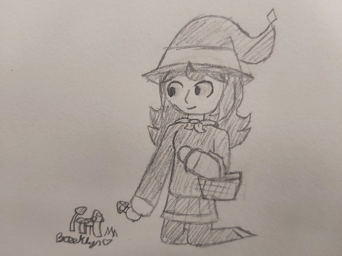 CookieJarArt's tweet photo. My part for @ShroomMage's #lillycollab! I was reading her ref sheet and saw that she likes foraging, so here's her grabbing some mushrooms! Hope y'all like her! https://t.co/FjEue2uAt4