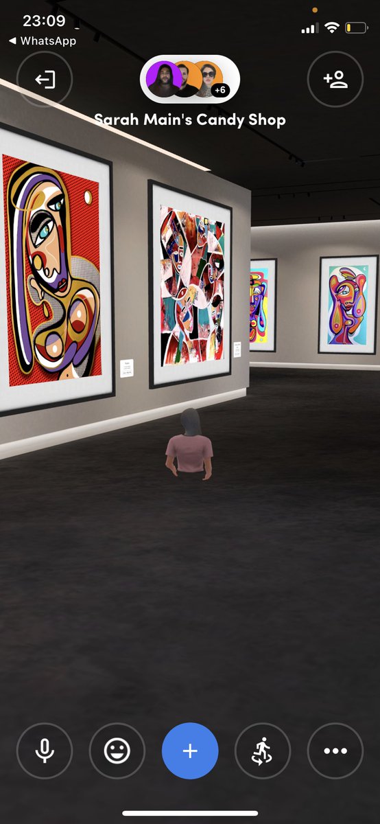 Yesterday’s Metaverse Art Party with <a href="/Sarah_Main/">+ Sarah Main</a> was groovy!👩🏻‍🎤 #Metaverse #NFTCollection #nftcommunity