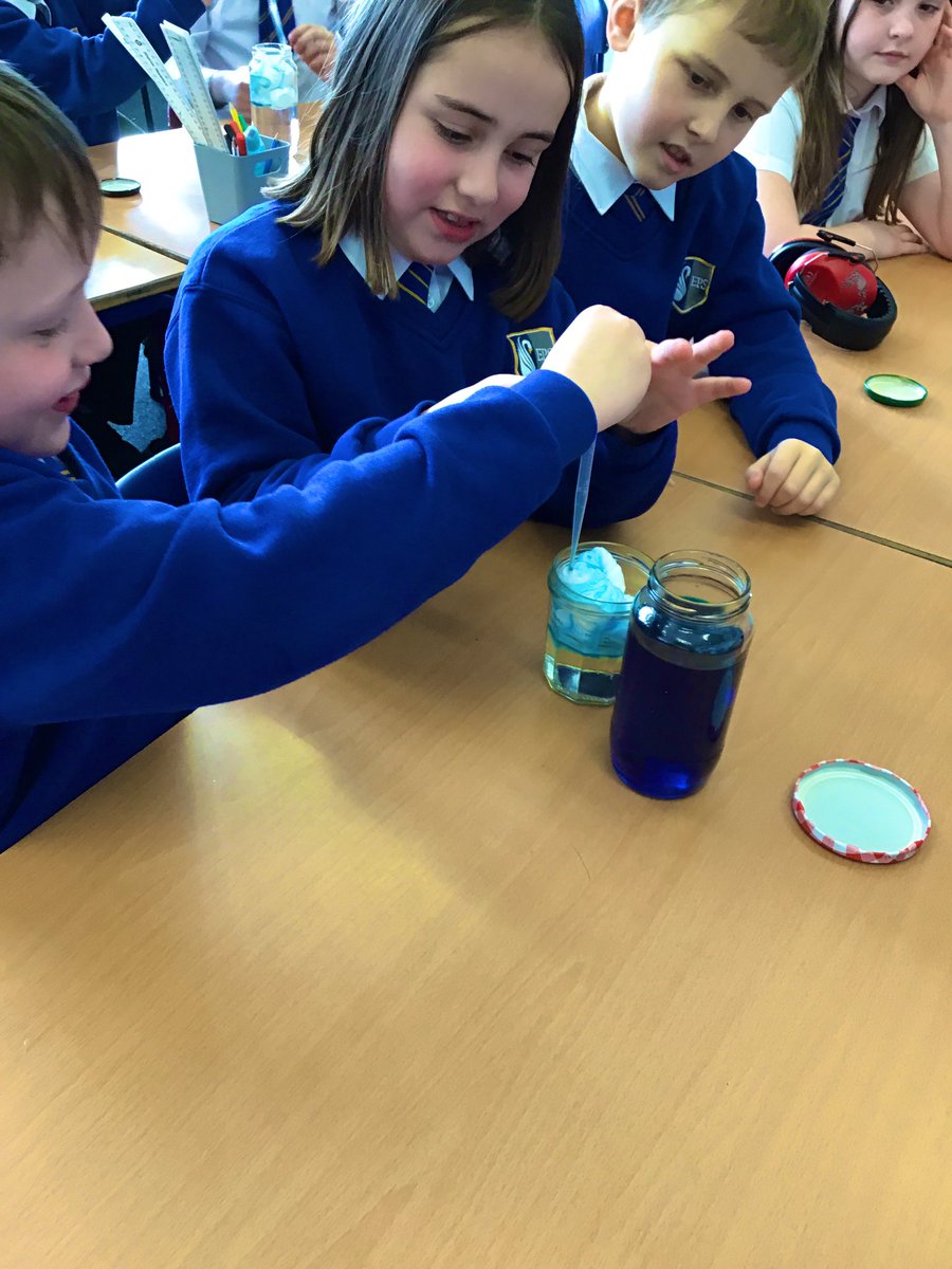 EllesmerePS's tweet photo. Today year 3 have started their next mini mission about rivers, we started to think about water and where rain comes from so we created a cloud in a jar #minimission #geography #rivers https://t.co/jDI83cOKZQ