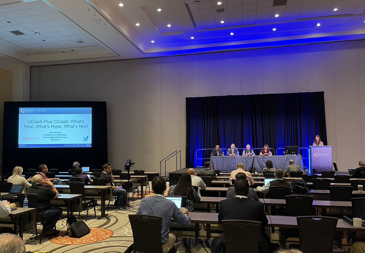 romilly1's tweet image. “Making the agent experience the best sees great CX follow”. Getting the latest on Enterprise CX - ‘UCaaS + CCaaS What’s real, what’s hype, what’s next?’ - from #contactcenter #CX product experts  @Genesys @dialpad @Vonage @8x8 #EC22