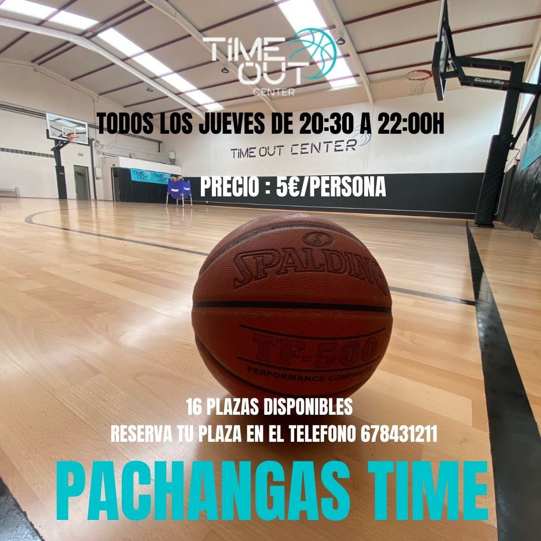 ¿¿Te apetece pasar un buen rato jugando a Baloncesto??? 🔝✔️

Apuntate a las Pachangas de Time Out Center 🏀👇🏽

🕗 Todos los Jueves de 20:30 a 22:00 

Te esperamos!! 👍🏽🏀

#TimeOutCenter #Mallorca #baloncesto