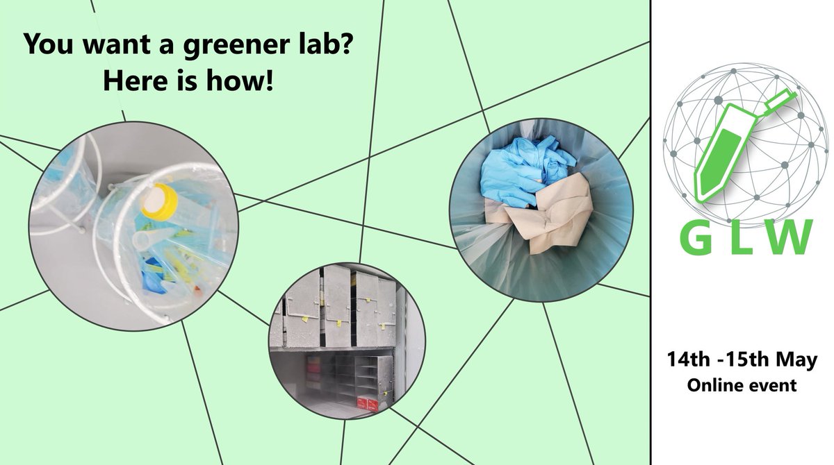 Meet new people all around the globe and build up your network of sustainable researchers!
Join us online to learn about sustainable laboratory practice and get to know other green-seekers. 
#GLW #Green #Laboratory #Work #Sustainability #Lifescience #Conference #Science