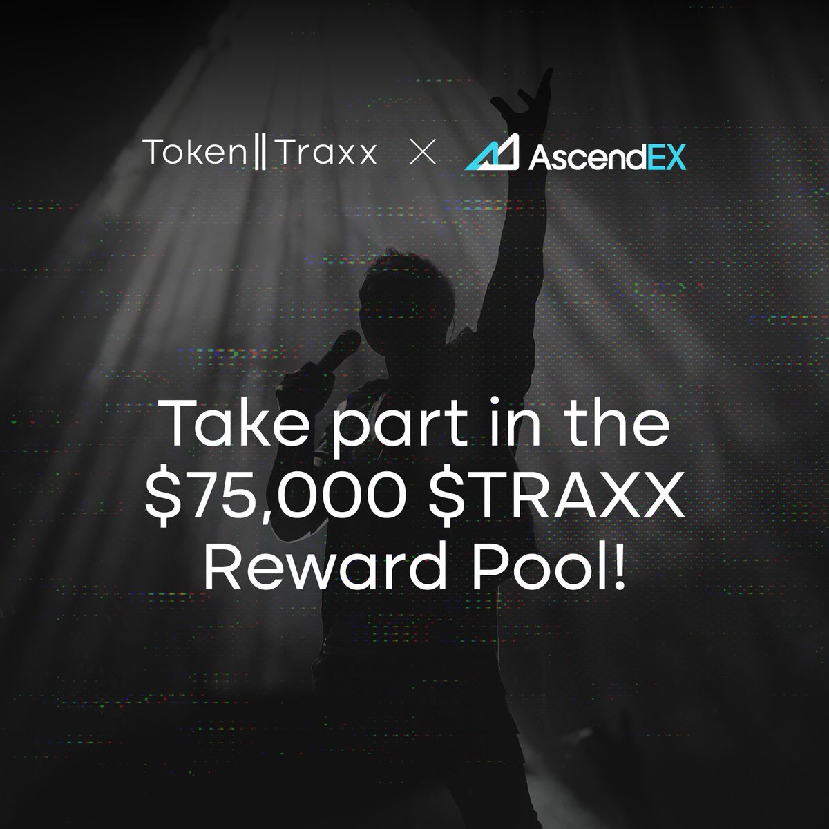 Come celebrate the listing of @Token_Traxx for a chance to win $75,000 worth of $TRAXX! 

One click to join ➡️ bit.ly/353otjG