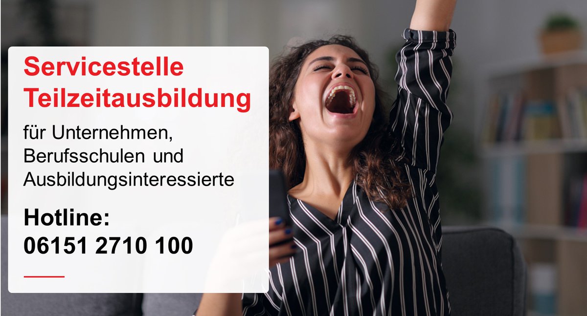 Für manche ist der Weg zum #Berufsabschluss nur in #Teilzeit möglich. Dabei ist vor allem Eigeninitiative gefragt. Unterstützung bietet die Servicestelle für Teilzeit-Ausbildung in Hessen. 👉👉 servicestelle-teilzeitausbildung.de 👈👈