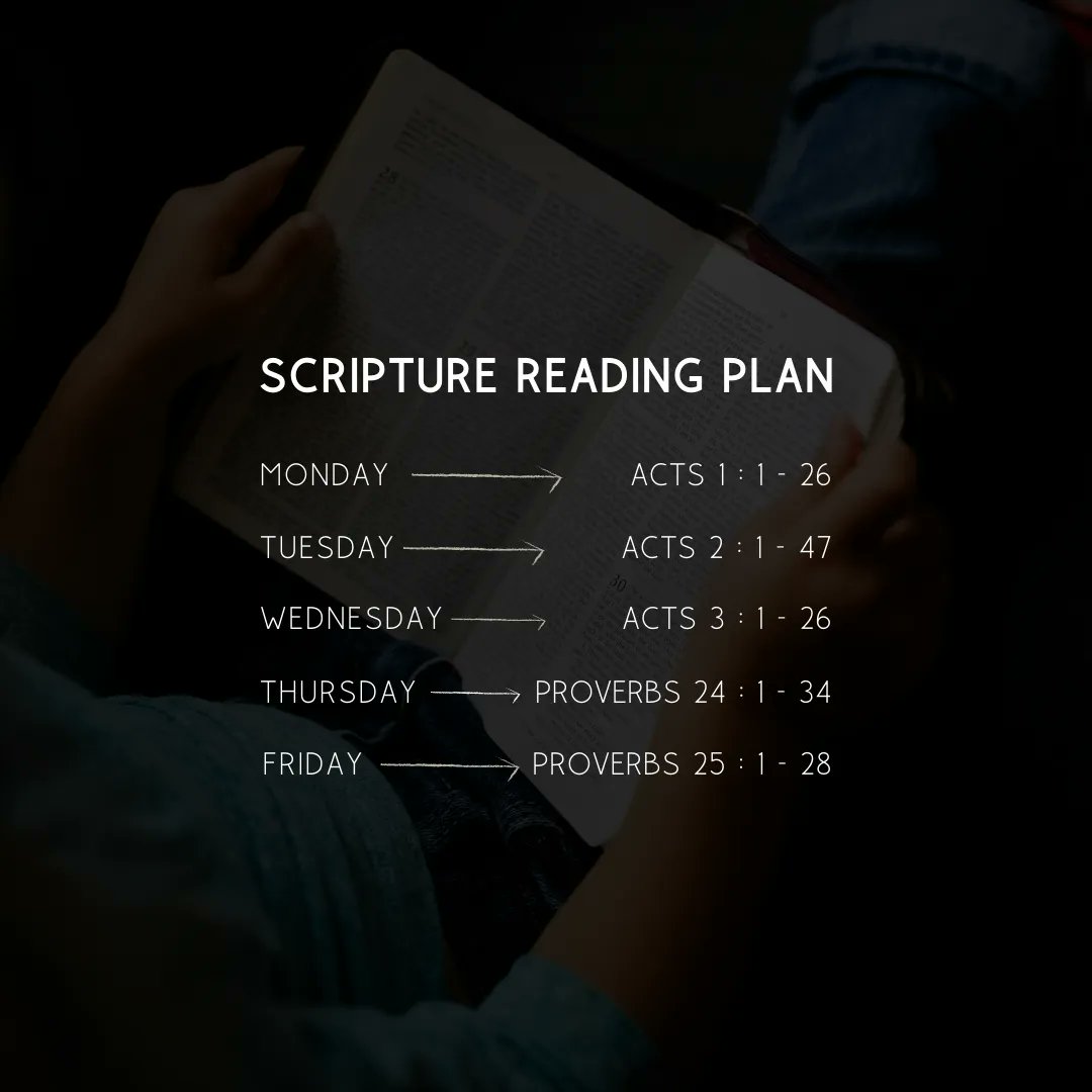 theValleyPoint's tweet photo. It is easy to become very busy in our day to day tasks! Challenge yourself to spend 5 to 10 minutes reading Scripture this week. #Scripturereadingplan https://t.co/vVubBECobO