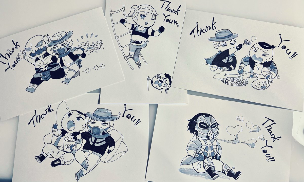 ハァハァ…BOOSTお礼のミニイラスト出来ました…
ランダムですが、気に入っていただけるとありがたいです🙏
他、本日までにご注文くださった方々含め 明日〜明後日に発送致します〜! 