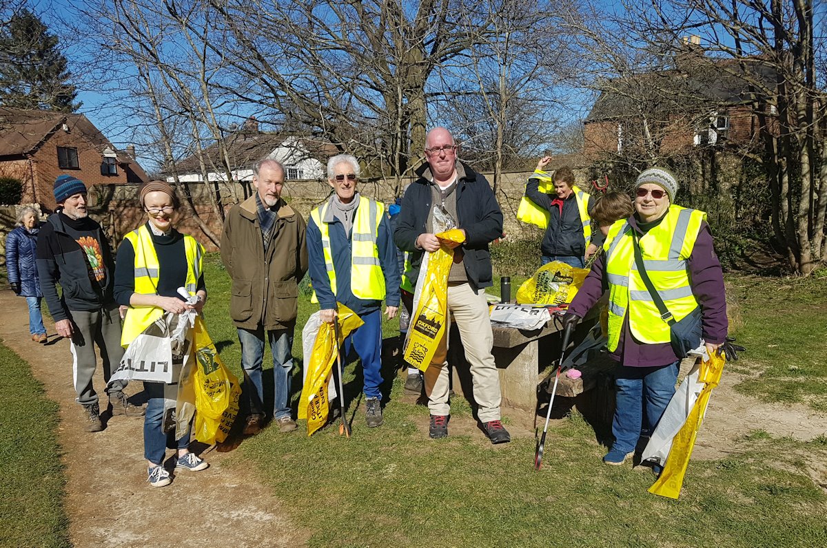 The Friends of Quarry were out last Saturday clearing up  their locality. Face masks were the most common items!