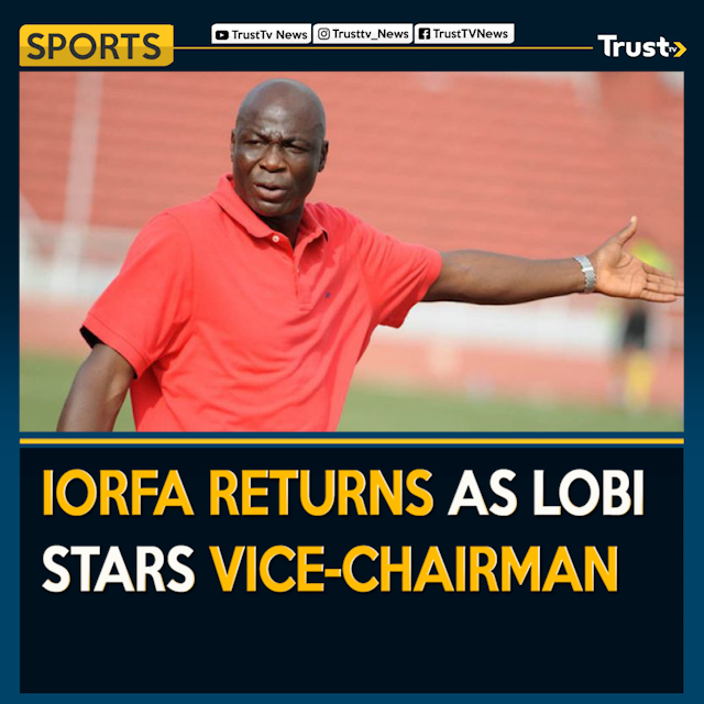 trusttv_news's tweet photo. #trusttvsports #NPFL #Iorfa
A Former Nigerian International, Dominic Iorfa, Has Been Re-appointed As The Vice-Chairman Of Lobi Stars Football Club Of Makurdi.
This Is Following The Resignation Of The Former Vice-Chairman, Emmanuel Tama Aondofa, On Monday, March 26. https://t.co/I9vnzxeYkU