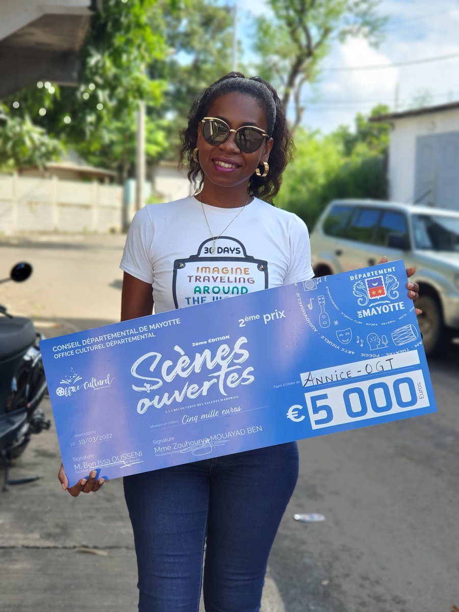 dlykatess's tweet photo. Un énorme coup de pouce de l'Office Culturel Départemental de Mayotte à l'occasion de ma participation à la finale de la Scène Ouverte 2eme édition ! https://t.co/fTa2BMkJw6