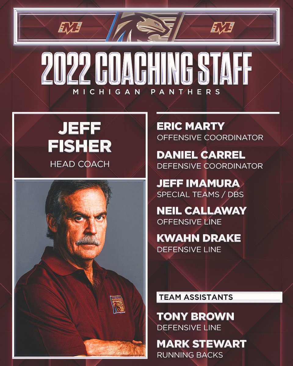 CoachEricMarty's tweet photo. Excited &amp; grateful for the opportunity to be a part of the @USFL and work for the legendary @CoachJeffFisher!!!

#LetsHunt🐾 https://t.co/kZ8qfrdIvB