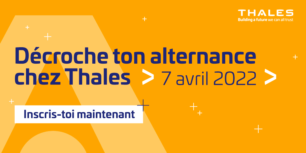 [Alternance] Envie de rejoindre un groupe spécialisé dans la Défense, le Transport, l'IA ou encore la cybersécurité ? 🚀 RDV le 7 avril pour une session job dating avec nos recruteurs et des conférences sur nos métiers et #alternances 🙌
rs-thales.com/r/seekubett230…
#ThalesCareers