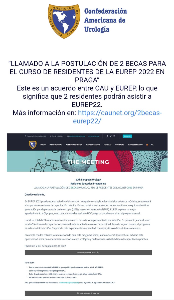 Oficina de Becas CAU. tweet media