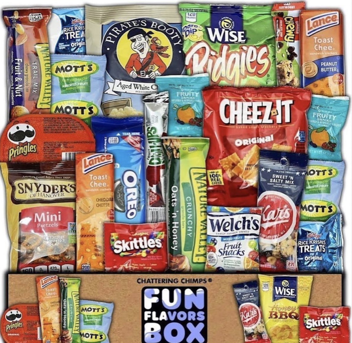 Chimpmart_2016's tweet photo. Start your week right! Our top favorite 20 count snack care package has been put together with lots of care and love to deliver to you the best sweet and salty snack box. 😍😋
Get it here:
https://t.co/wy5skDsbM2
.
#ChatteringChimps #CollegeEssential #SnackGiftBox #Monday #Mood https://t.co/8UQ1MA9t5d