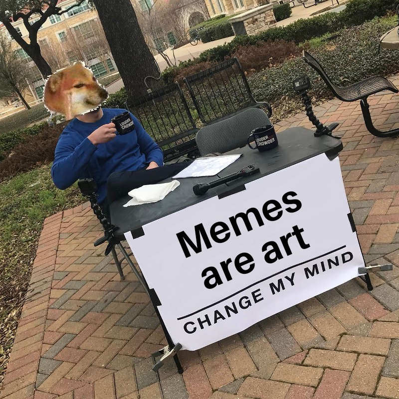 RyanCoo001's tweet photo. We are meme we are @dogebonk_token #dogebonk #SXSW $DOBO https://t.co/N7C5Ci8EOl