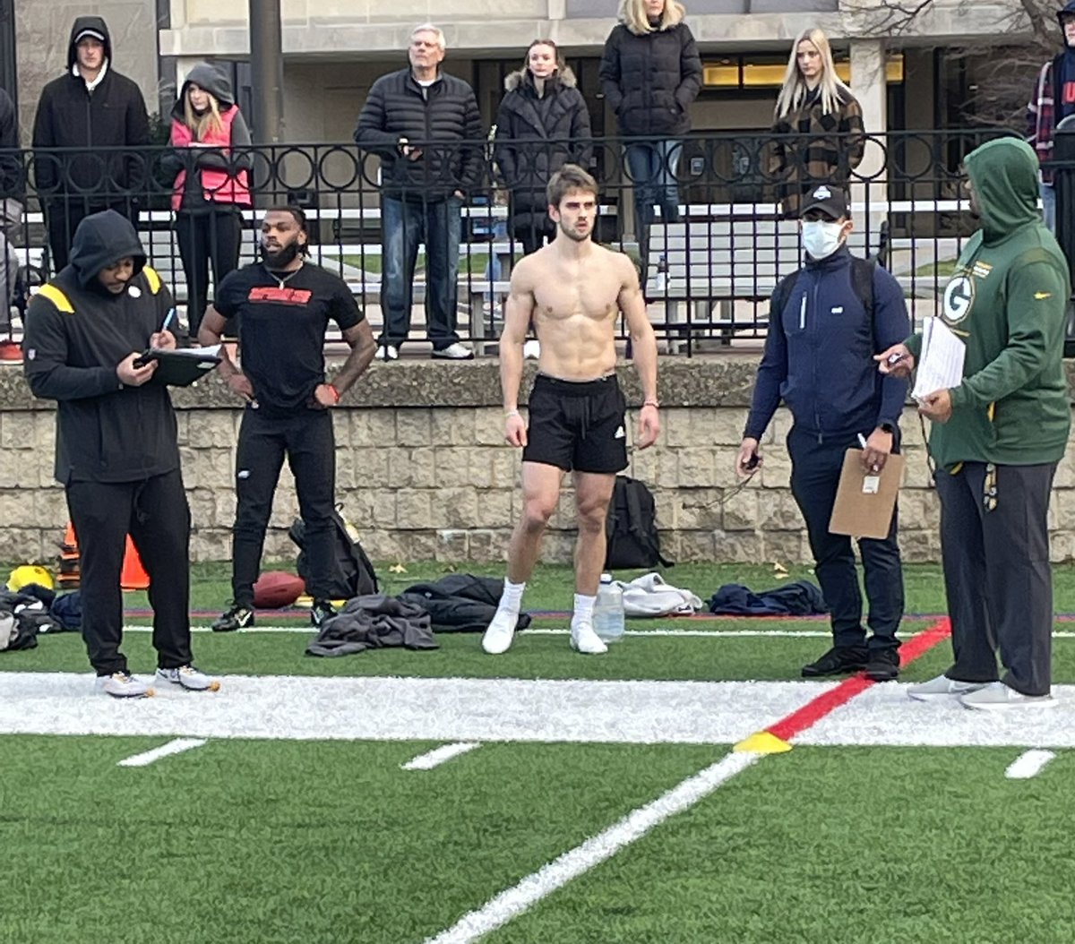 We got to see our guy 14 build this morning in Pittsburgh! Keep building brick by brick Cody. #ProDay #BrickByBrickGCC 
<a href="/CodyGus14/">Cody Gustafson</a> <a href="/NFL/">NFL</a>