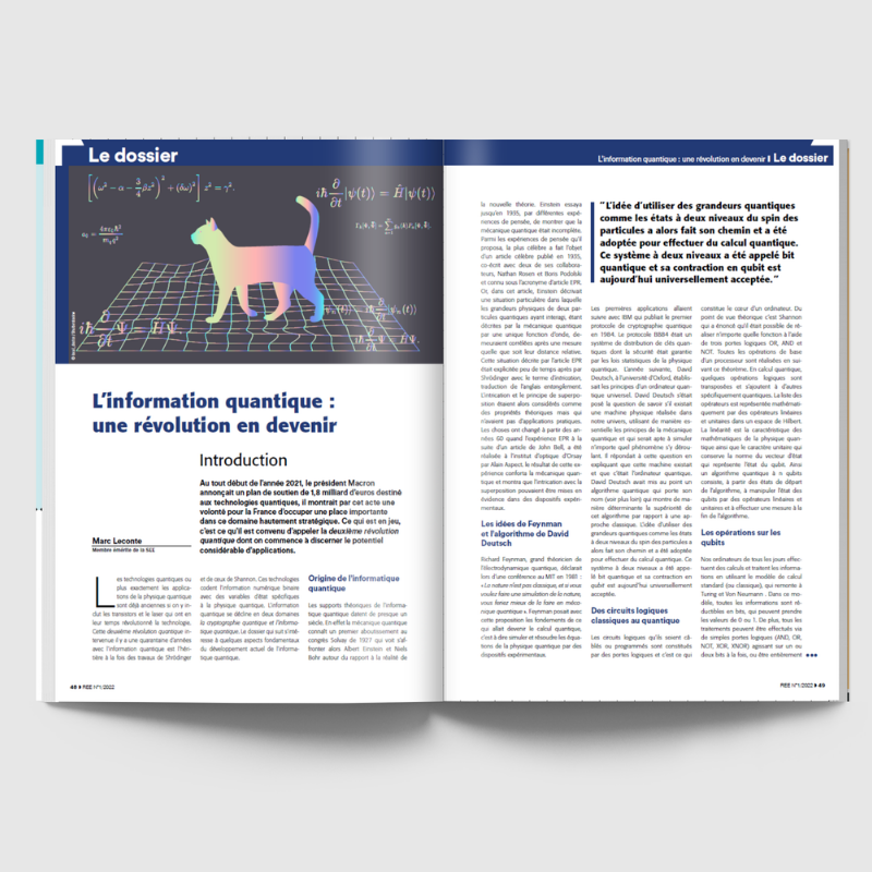RevueREE's tweet photo. 📖 Le numéro REE 2022-1 est en ligne, avec un dossier sur l'#Information #Quantique et un Cahier Azur sur JicableHDVC'21

💻 Retrouvez la version numérisée sur notre site web : https://t.co/GpNAd7An5T