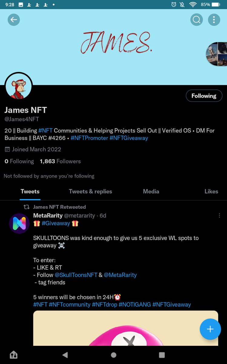 jnvncntrbtr's tweet photo. @gemhostofficial @James4NFT Manifesting to win👉🏼👈🏼 https://t.co/379DlTgqb6