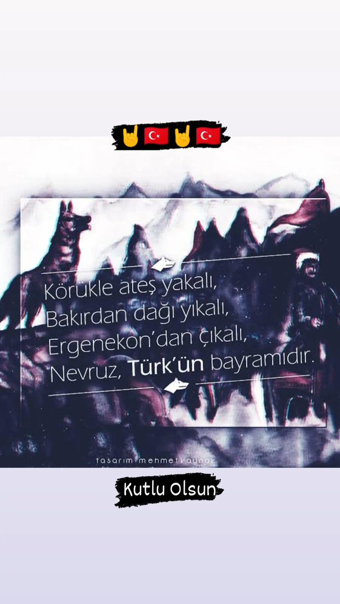 #NevruzBayramıKutluOlsun 🤘🤘🇹🇷