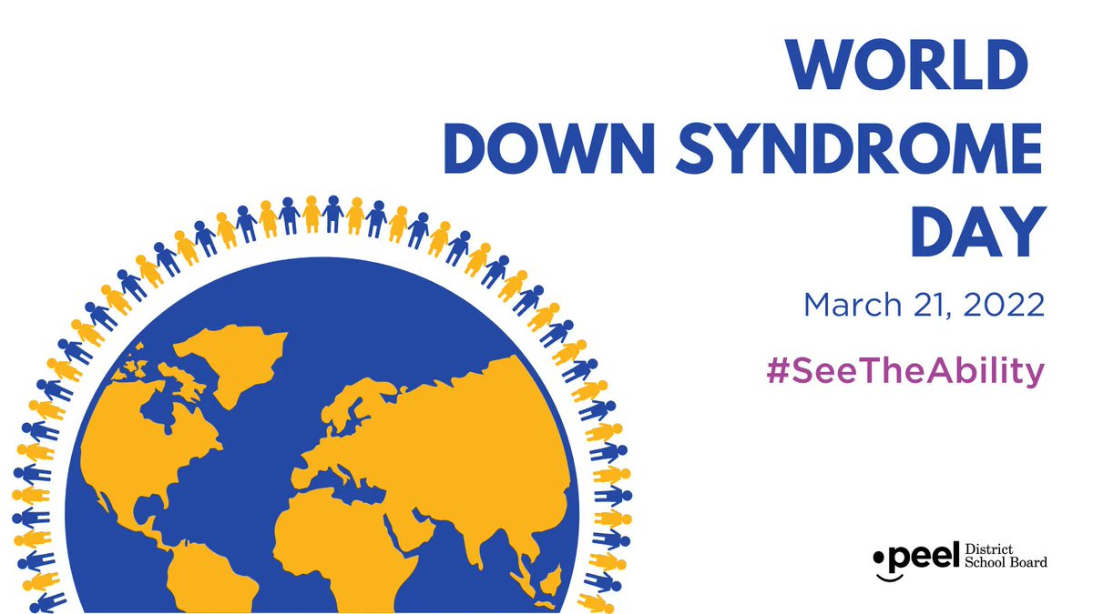 Today, on World Down Syndrome Day, we continue to advocate for the rights, inclusion and well being of people with Down syndrome. Let's celebrate their individuality, their strengths and the bright light they bring into this world.  #SeeTheAbility