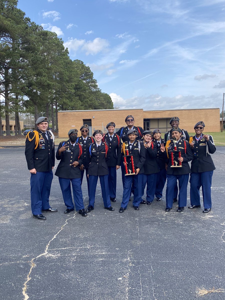 1SGLittlejohn's tweet photo. Congrats to Knightdale HS Executive Officer for winning the Audie Murphy board at Hoke County HS during Saturday’s competition. Our Drill team placed 1st in Unarmed Platoon &amp; 2nd in Unarmed squad. I am beyond proud. https://t.co/XC4JAXCtaX