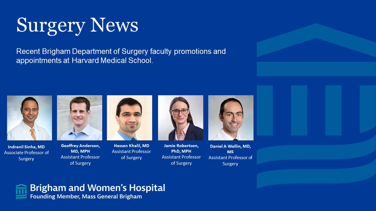 Brigham and Women’s Department of Surgery tweet media
