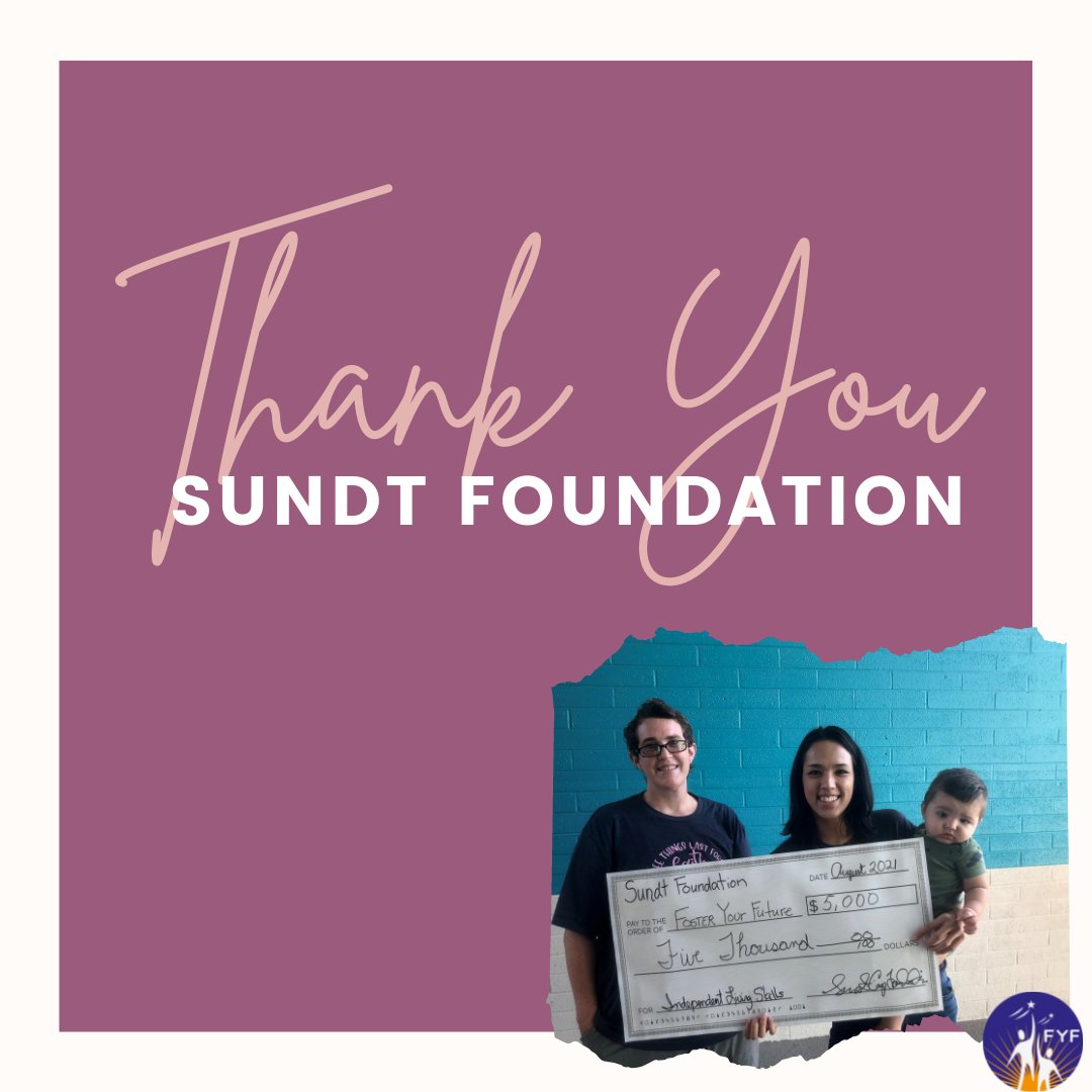 fosterfutureaz's tweet image. HUGE thank you to @sundt for the generous donation to help the young individuals in our community at Foster Your Future. 

#aznonprofit