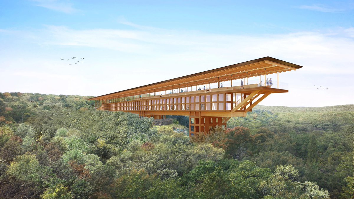 La célèbre firme Shigeru Ban Architects a récemment dévoilé les rendus d’une retraite de bien-être qui verra le jour sur l’île japonaise d’Awaji. Elle sera composée d’une structure en #bois en forme de pont suspendue au-dessus d’un paysage luxuriant.

cecobois.com/actualites/ele…