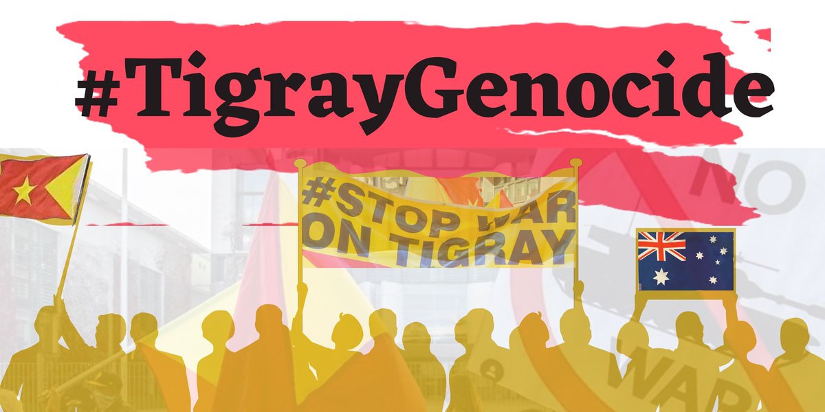 Ethiopia’s genocidal war on #Tigray has killed an estimated 500,000 people. We call on #Australia|n government to openly demand an end to atrocities against Tigrayans, and to call for justice, peace and accountability. 

Tweet from: tigraihub.com/campaigns