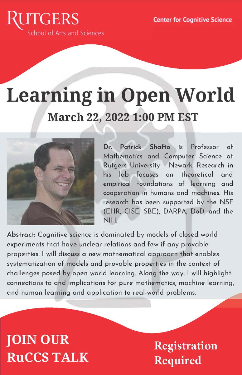 Join us to hear from Dr. Pat Shafto, Professor of Mathematics and Computer Science <a href="/RutgersU/">Rutgers University</a>
 
To Attend, Register via ZOOM: rutgers.zoom.us/meeting/regist…

#RuCCStalks