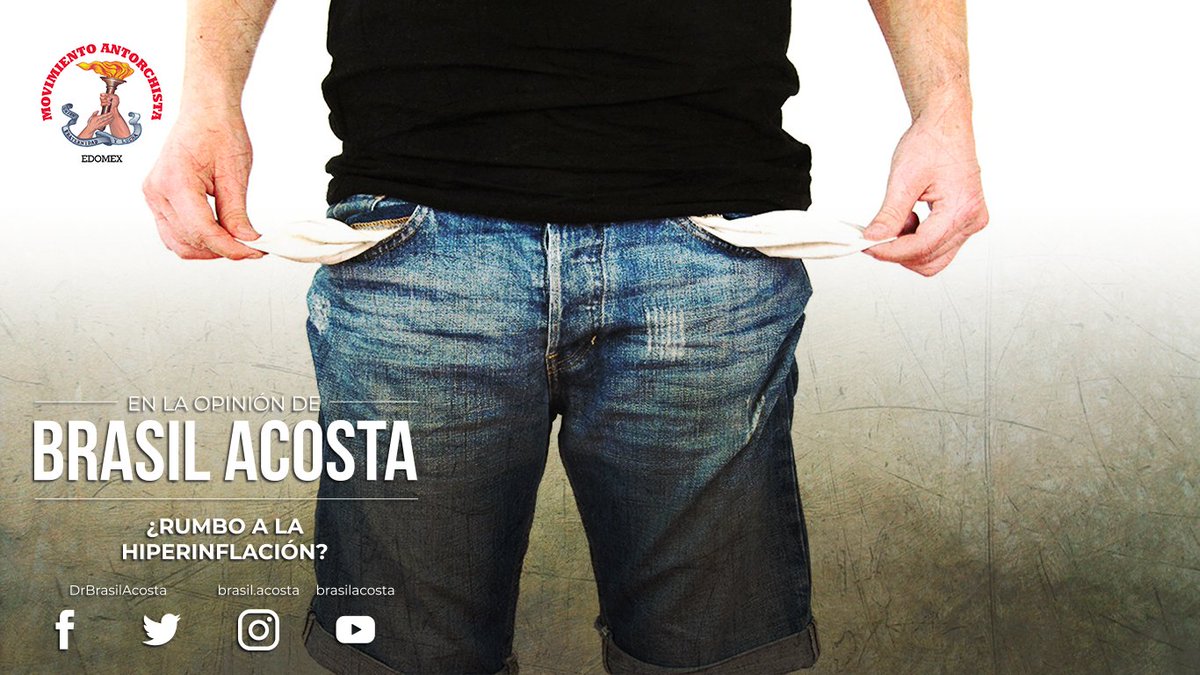 DrBrasilAcosta's tweet image. El concepto de #hiperinflación nos indica la situación económica de un país en la cual los niveles de los #precios son muy elevados e incontrolados por la autoridad monetaria. ¿Vamos rumbo a la hiperinflación?

Te lo cuento en mi artículo de la semana:
bit.ly/3JtlW1b