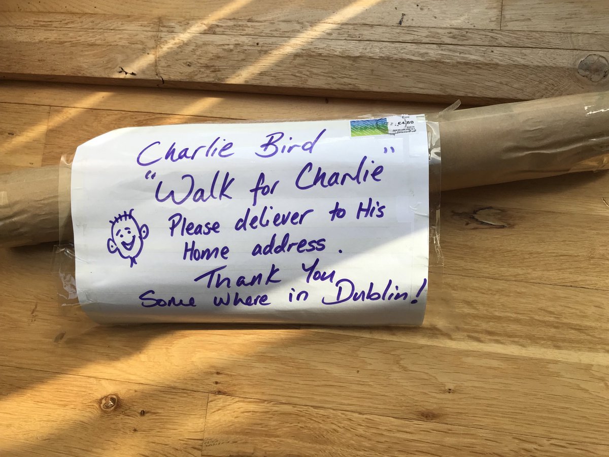 Thank you An Post this just arrived for me today. Another example of the hand of friendship.