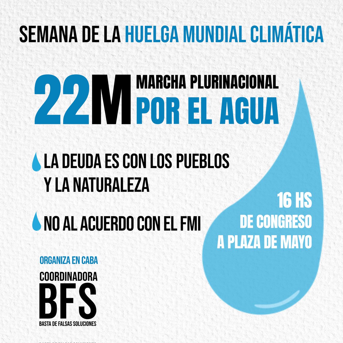 Coordinadora Basta de Falsas Soluciones tweet media