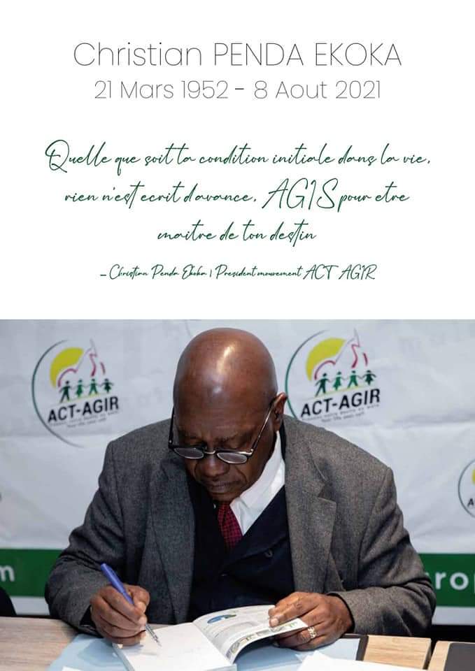 CPE FOREVER
Aujourd'hui, notre leader et fondateur aurait eu 70 ans.
"Si le combat pour la liberté n'est pas gagné, tous les autres combats n'ont pas de sens [...] car seuls les esprits libres peuvent se développer."
<a href="/EkokaPenda/">Christian Penda Ekoka</a>
