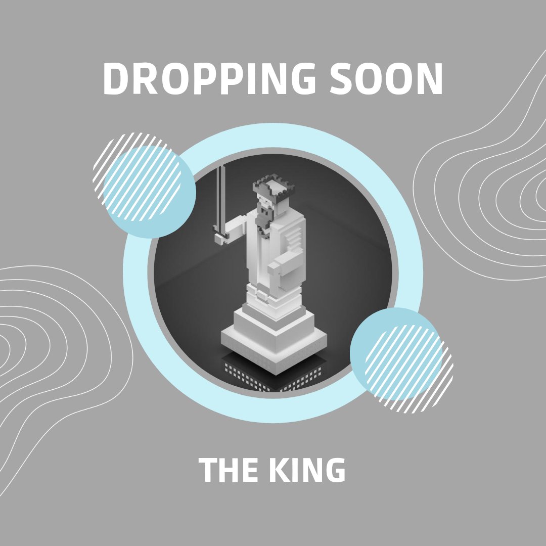 ChessPieceNFT22's tweet photo. #nftdrop Soon, #TheKing 

#NFTCommmunity #NFTcollections #chess #NFTartwork https://t.co/ze8gXSnjZX