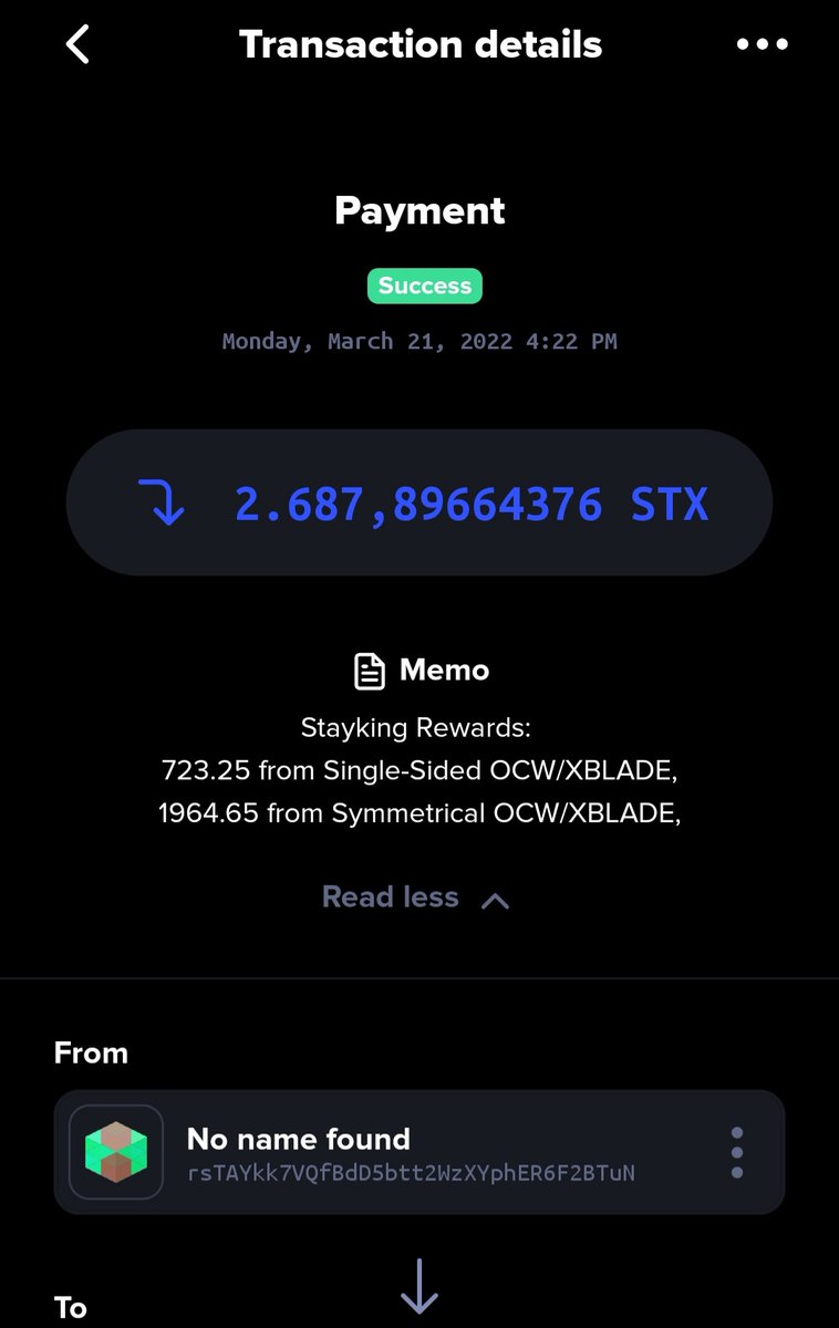 🚀Have you Stayked?

🐦Tweet Your Rewards with the Tag #StaykX 

🔥5 Lucky People who Tweet their Reward and put #StaykX in the Tweet will get Chosen and Win 1 $OCW and 0.25 $XBLADE each!

#STX #Giveaways #XRPL 

Take A Screenshot Like This: