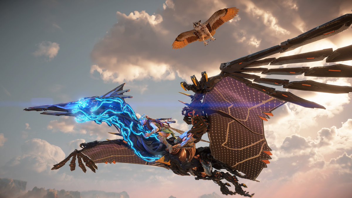 フクロウついてきた。 #HorizonForbiddenWest