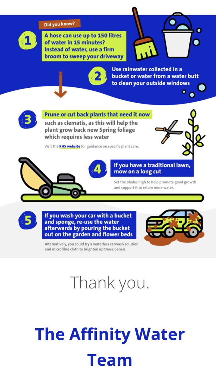 TheFashionRecy1's tweet photo. Some good tips from @AffinityWater to reduce water consumption ๐ฆ๐๐ฆ
#reducewateruse #reducereuserecycle #ecofriendlytips #TradWifeLife #SideHustlerLife https://t.co/RcHNe5Cy2r
