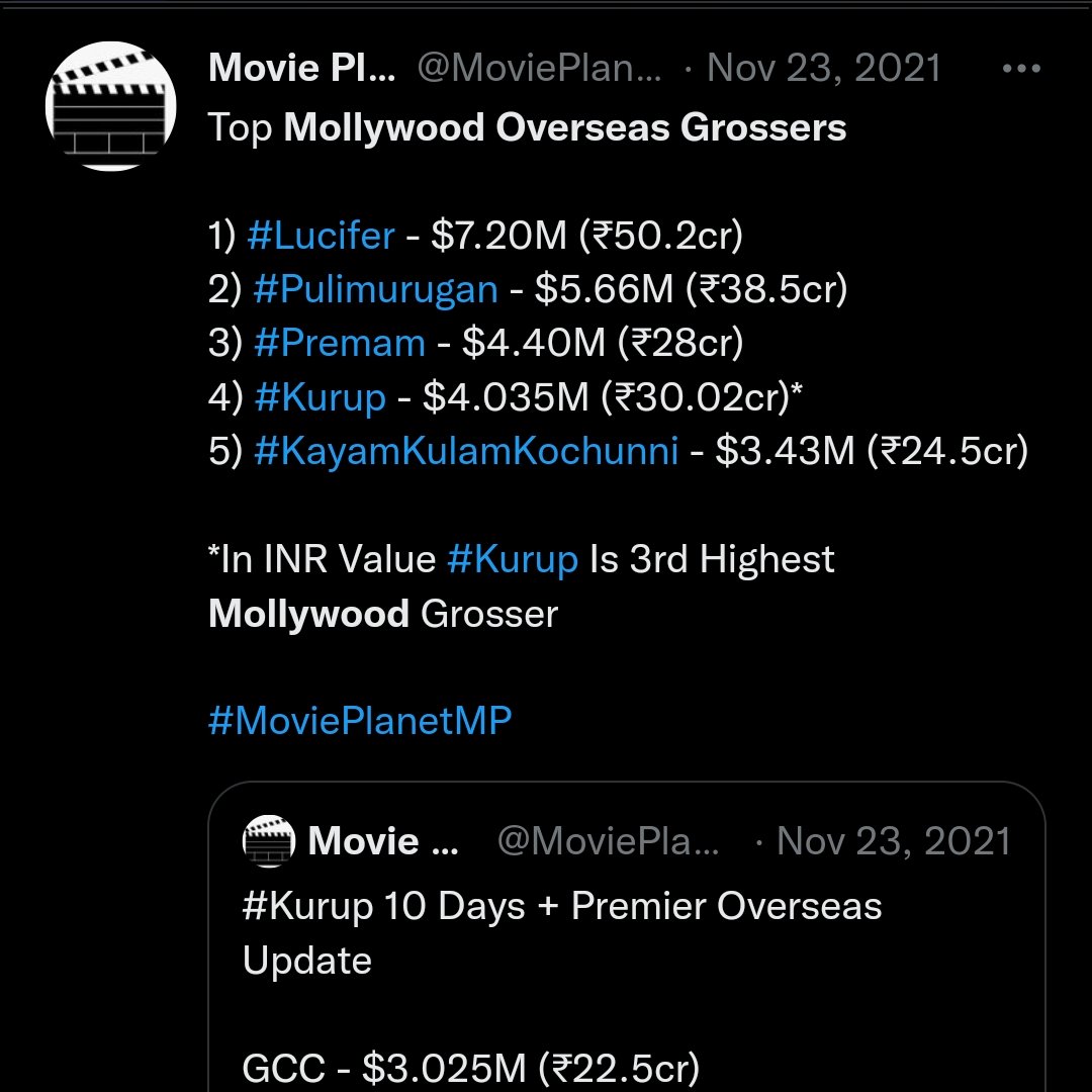 JonSnow72543775's tweet photo. @MoviePlanetMP ഓരോ സമയത്തും ഓരോ deddy ആണ്.

INR വെച്ച് അല്ലാരുന്നല്ലോ overseas figure പറയുന്നത് വാണമെയ്. https://t.co/E0v0MhJdt8