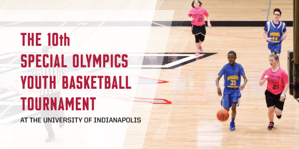 This Saturday. The only Special Olympics all-youth basketball tourney in the world. Entirely run by @UIndy students. Free & open to the public. #educationforservice