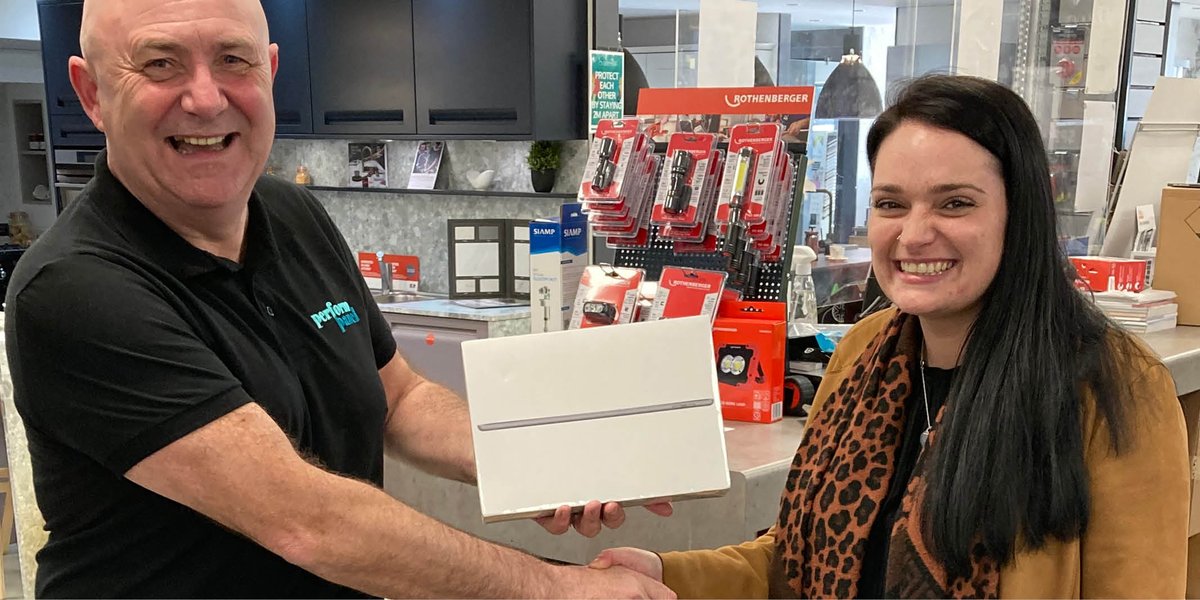 PerformPanel's tweet photo. Congrats to Laura from @mkmbs Scunthorpe for winning an iPad
at our on-stand competition at @kbb_birmingham earlier this month.

We hope you enjoy your new iPad!

#performpanel #ipad #winner #mkmbs https://t.co/Q7Z1Jmor3f